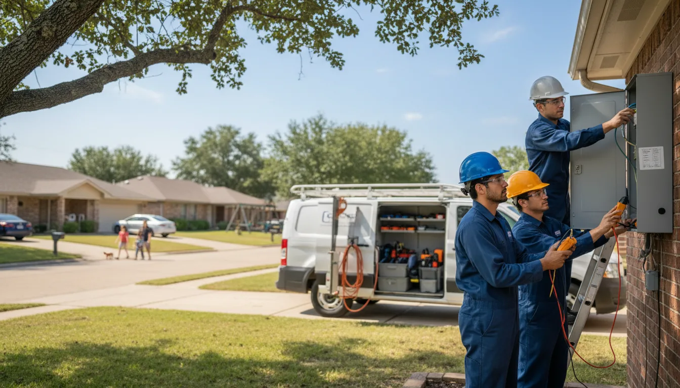 Certified electrician providing emergency electrical services in Larned, KS